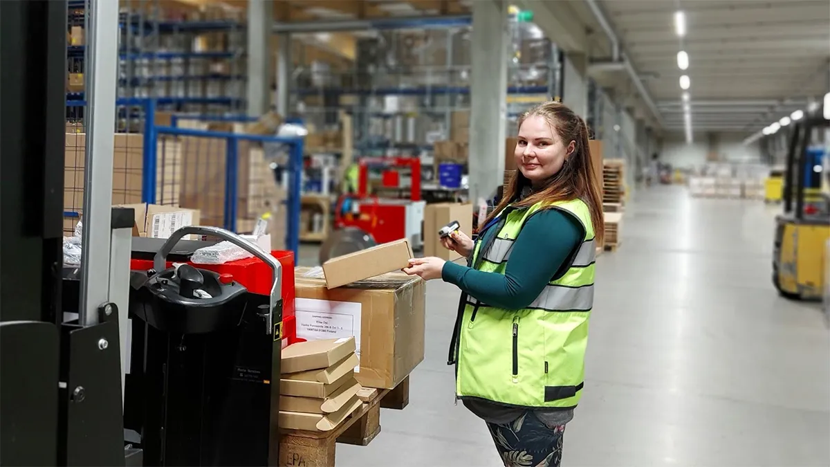 Töissä Logentilla: Logistiikkatyöntekijä Marge Michelson